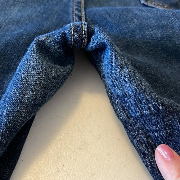 Frame Le Skinny de Jeanne Dark Wash Boho Indie Preppy Jeans Size 33 - Picture 15 of 15